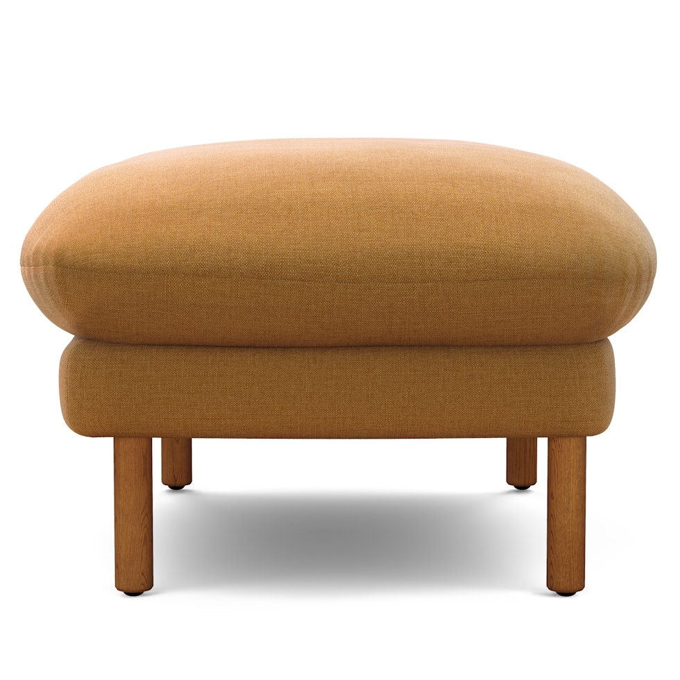 Sanders 35.5" Ottoman - Hestia Ginger - Image 1