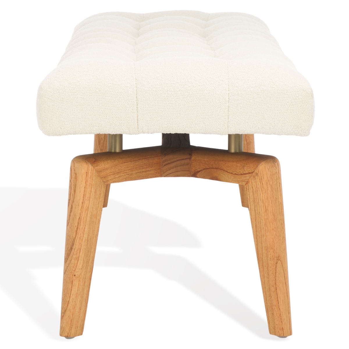 Gallagher Tufted Bench - Beige/Natural - Image 6