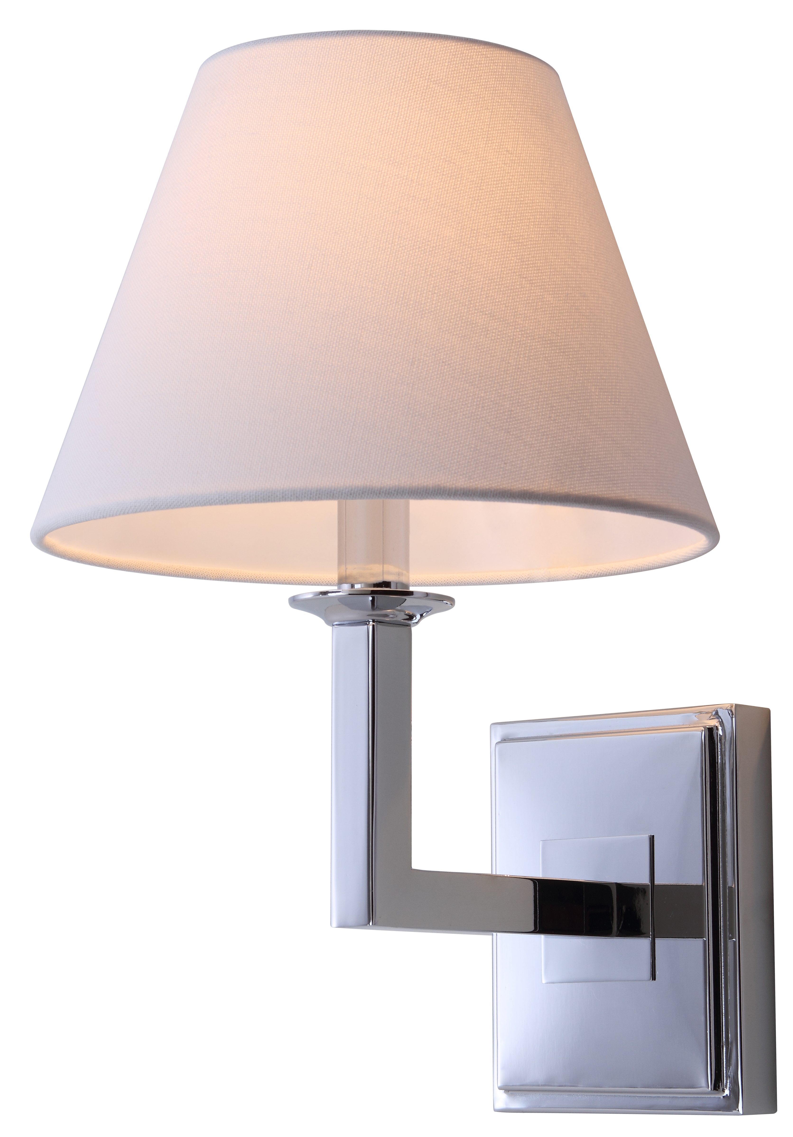 Pauline 14.5-Inch H Wall Sconce - Chrome - Safavieh - Image 3