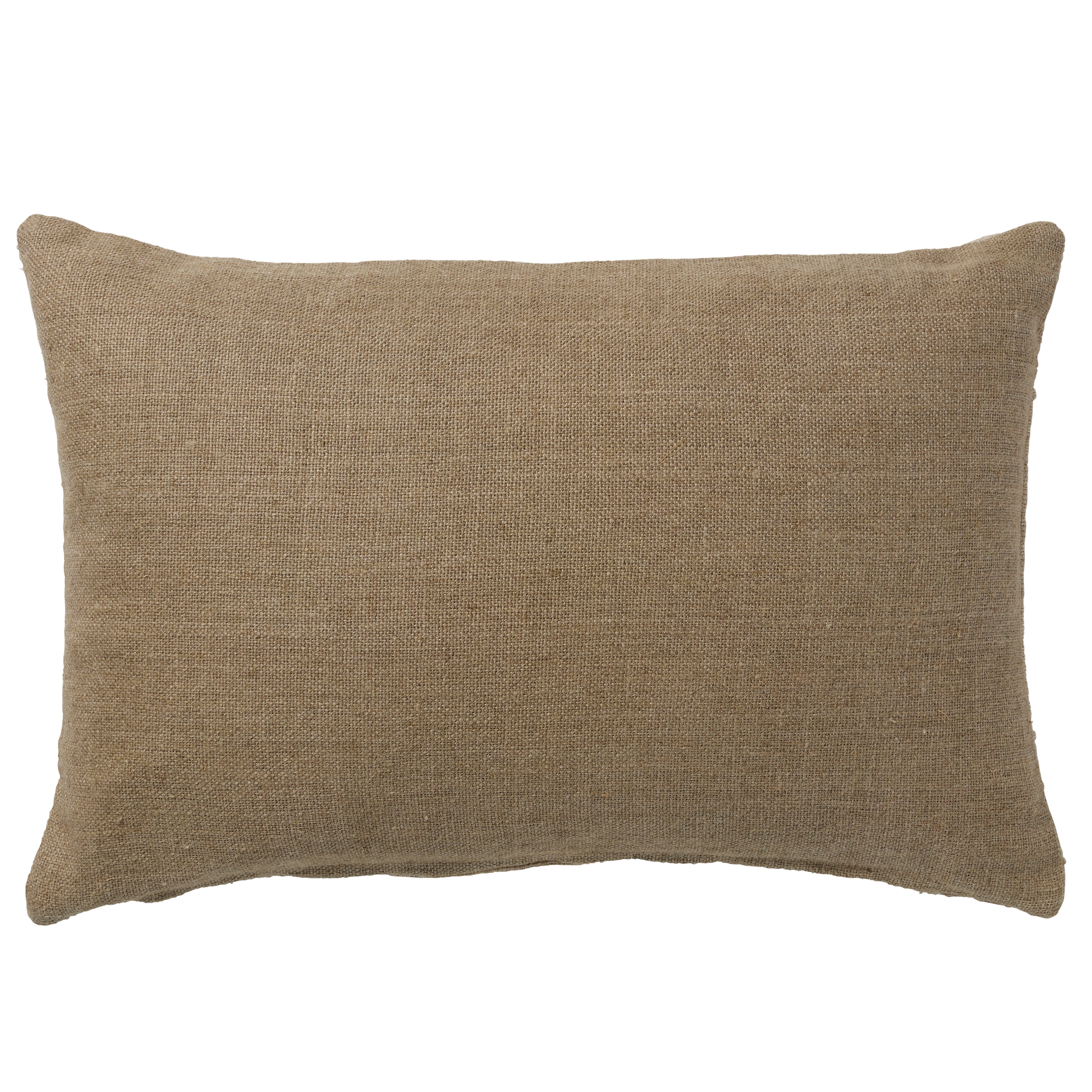 Garreth EMM02 Solid Tan Lumbar Pillow Cover (16"x24") - Image 2