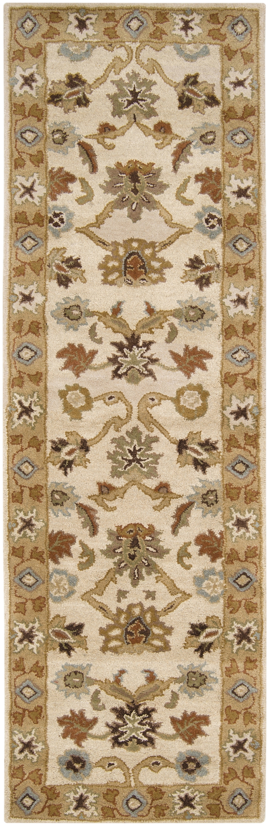 Caesar Brown Indoor 2'6" x 8' Handmade Rug - Image 0