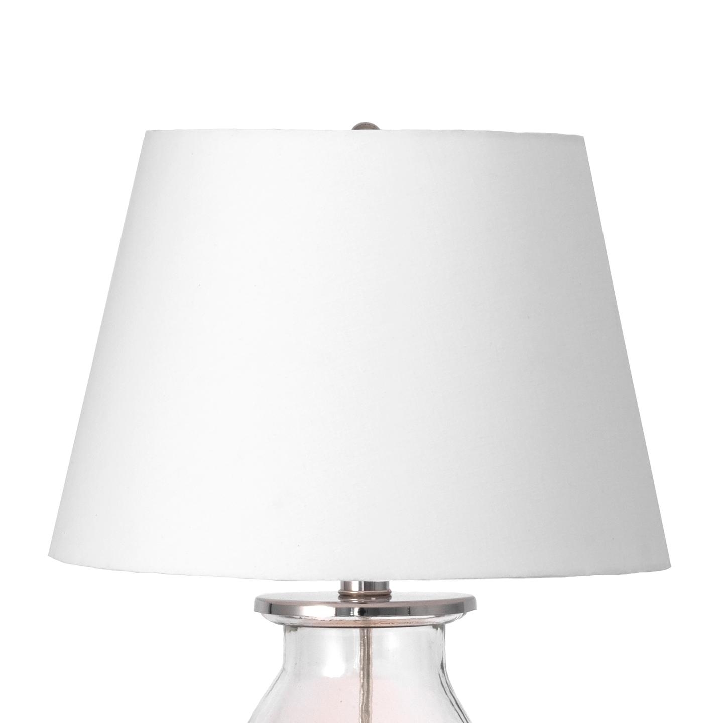 Crossett 22" Glass Table Lamp - Image 4