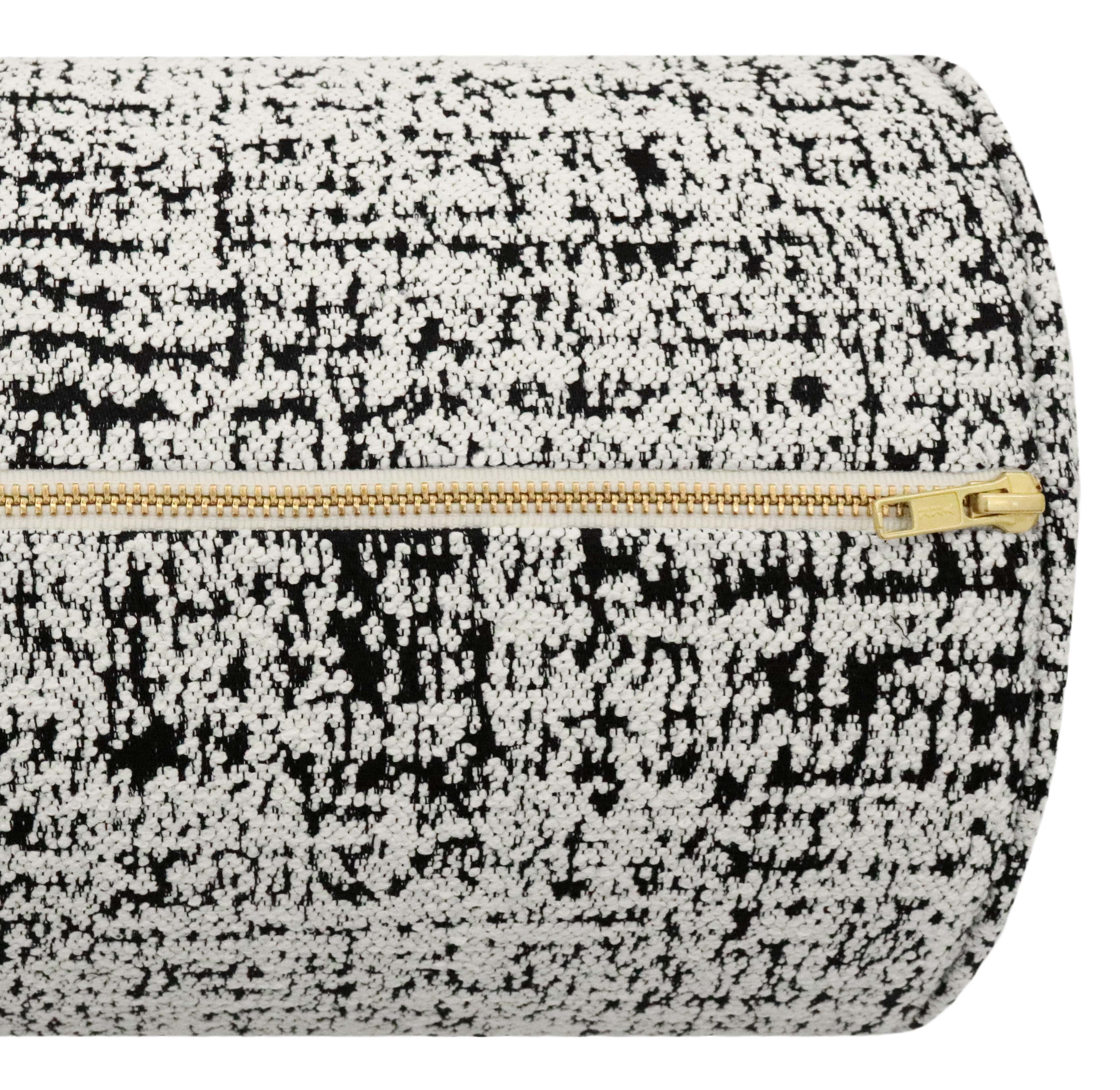 THE BOLSTER :: URBAN BOUCLÉ // CAVIAR - QUEEN // 9" X 36" - Image 3