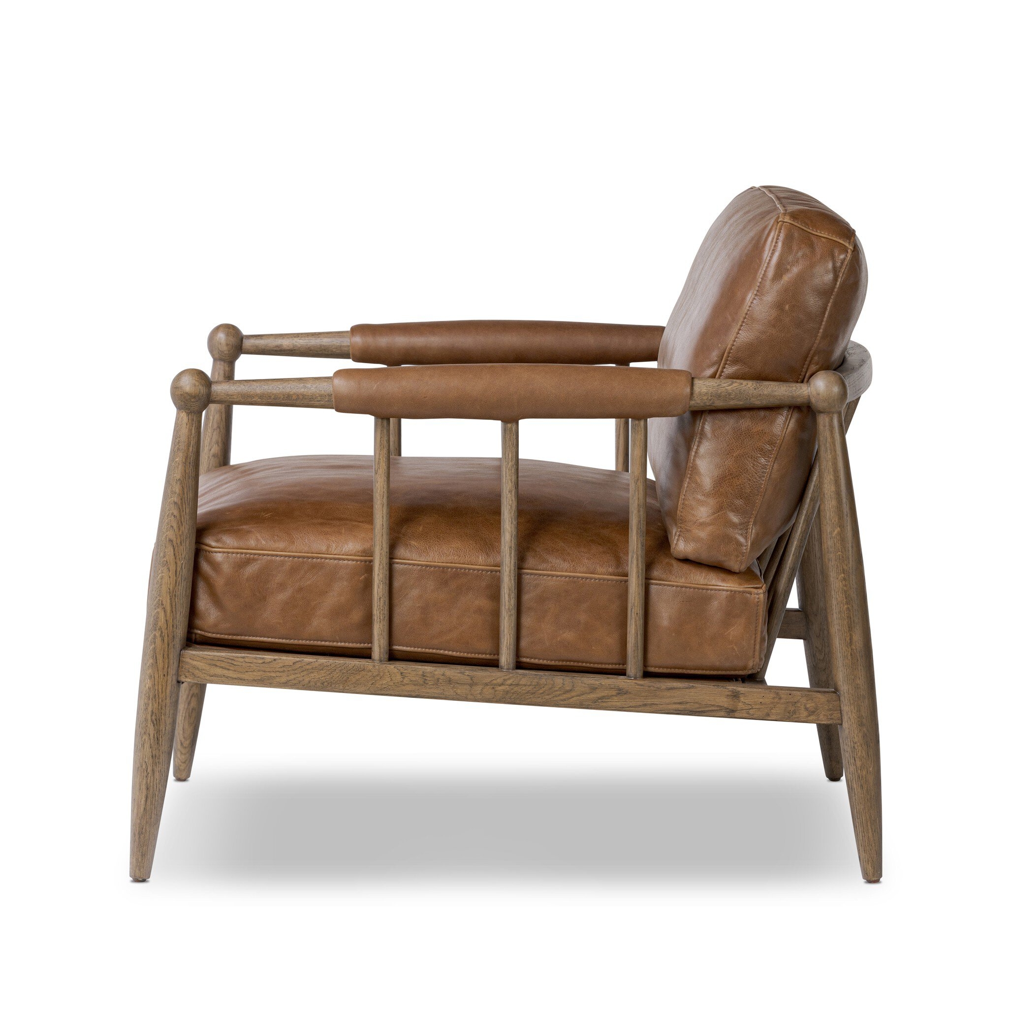 Warren Chair - Dulane Mahogany by Amber Lewis x Four Hands - Image 2
