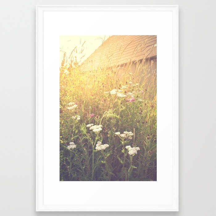 Boho Summer Sunshine Framed Art Print by Olivia Joy St.claire - Cozy Home Decor, - Scoop White - LARGE (Gallery)-26x38 - Image 0