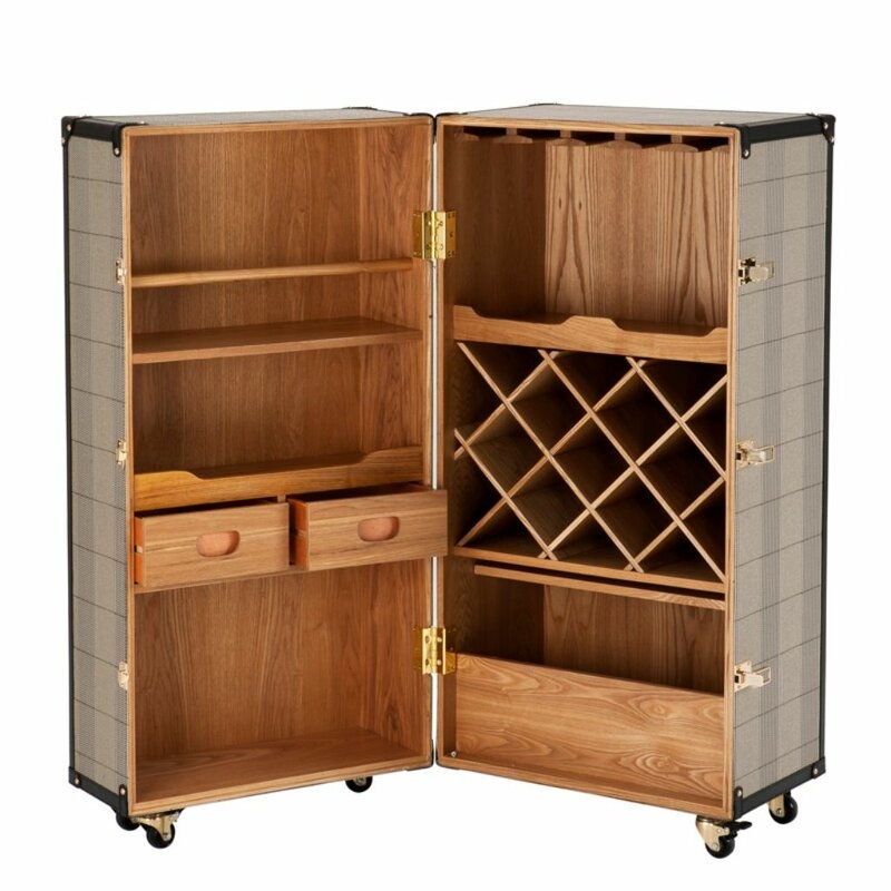 Eichholtz Martini Bianco Wooden Wine Bar Cabinet - Image 0