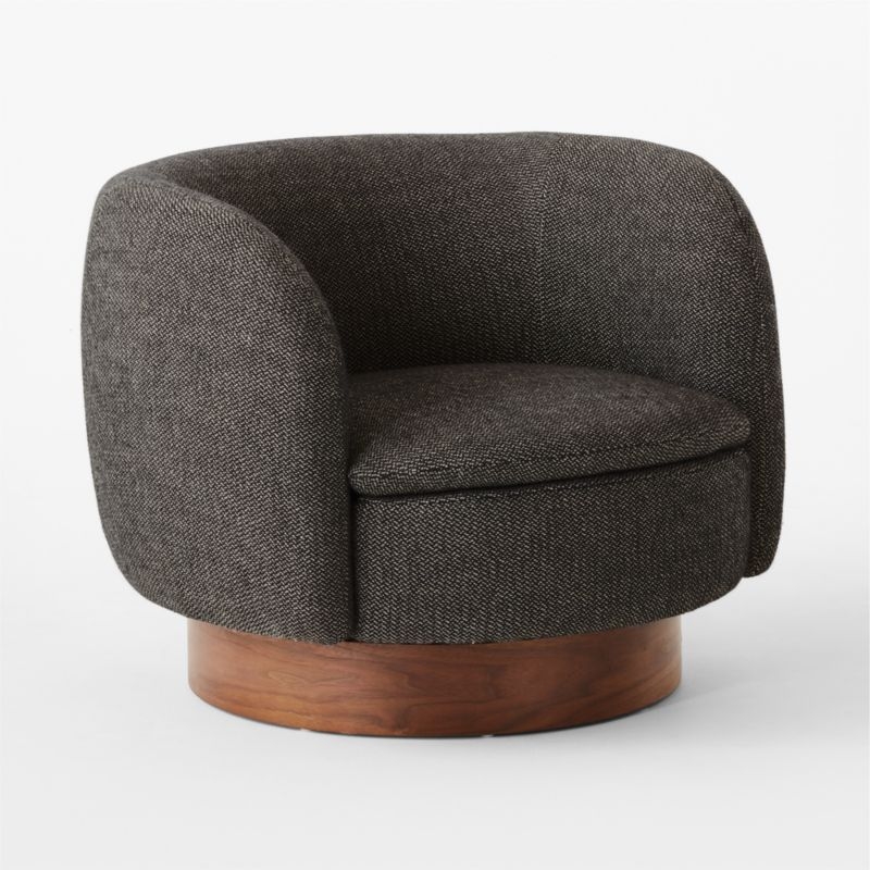 Muir Swivel Chair Kanvas Sand by Lawson-Fenning - Image 5