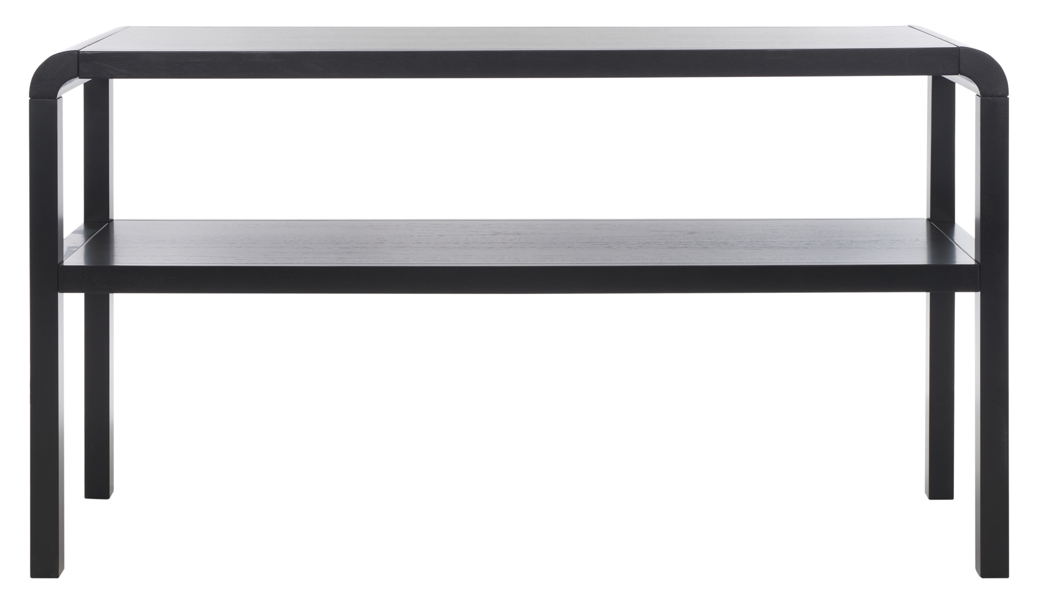 Omara 2 Tier Console Table - Black - Safavieh - Image 0