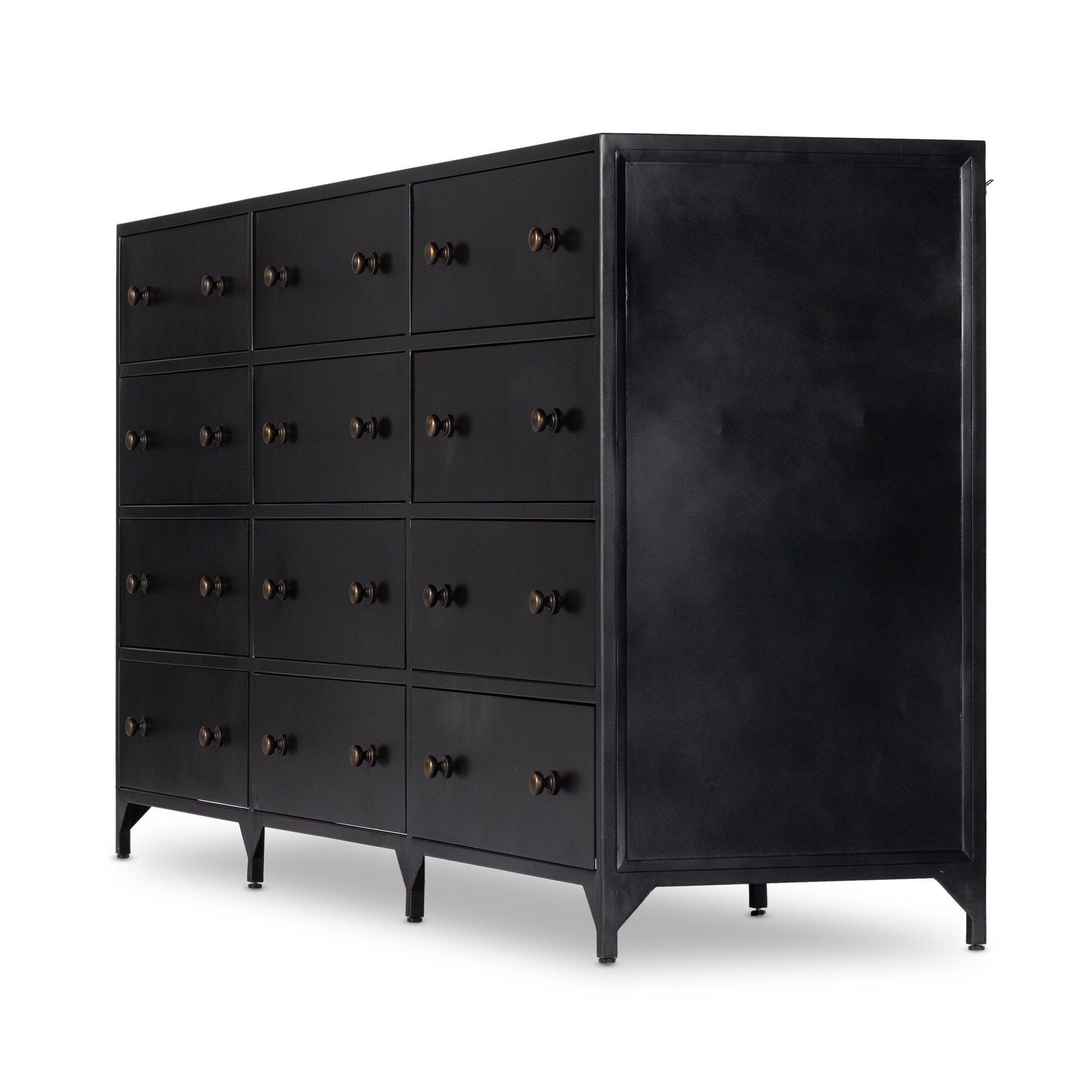 Belmont 12 Drawer Dresser - Black - Image 2