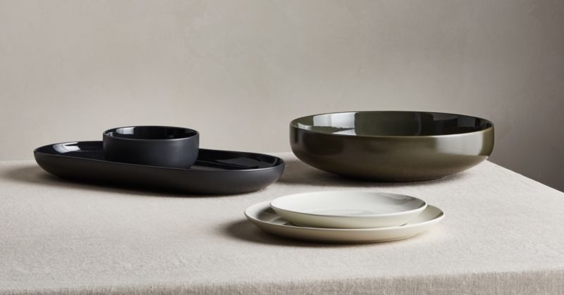 Hudson Natural Stoneware Dinner Plates, Set of 8 - Image 2