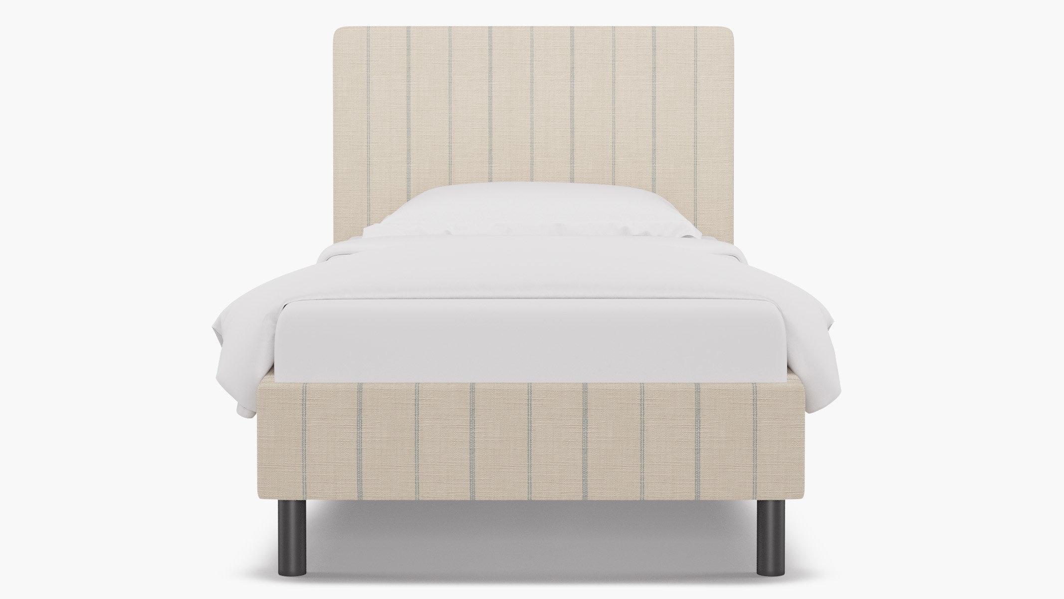 Tailored Platform Bed, Sky Fritz, Twin - Image 0