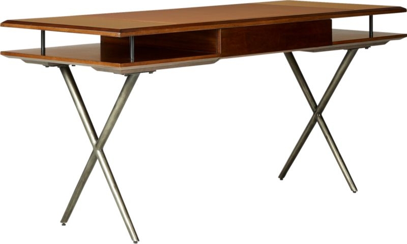 Jaxon Wood and Leather Desk - Image 3