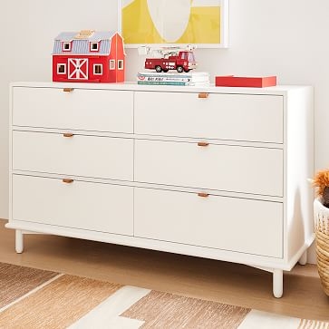 Nash Wide Dresser, White, WE Kids - Image 2