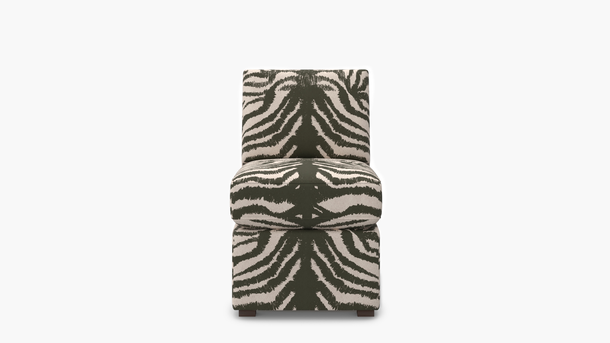 Petite Slipper Chair, Zebra - Image 0