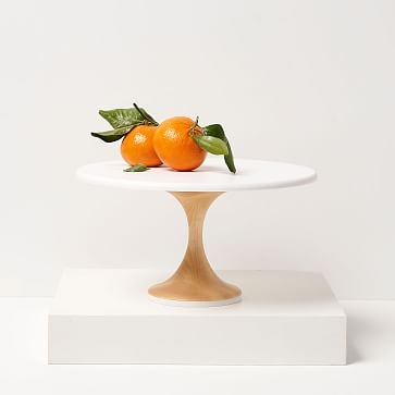 American Heirloom Walnut Narrow Cake Stand - Image 2
