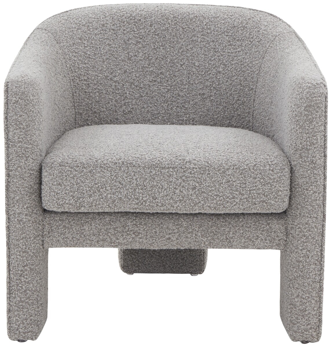Londyn Boucle Accent Chair - Light Grey - Image 0