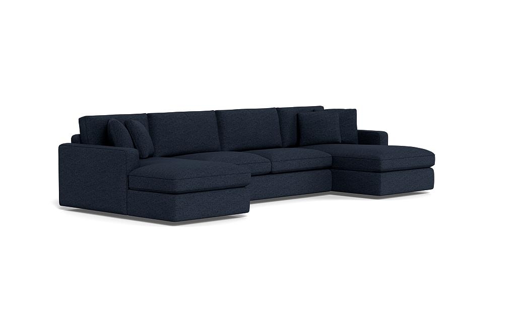 James 3-Piece 4-Seat U Chaise Sectional - Image 1