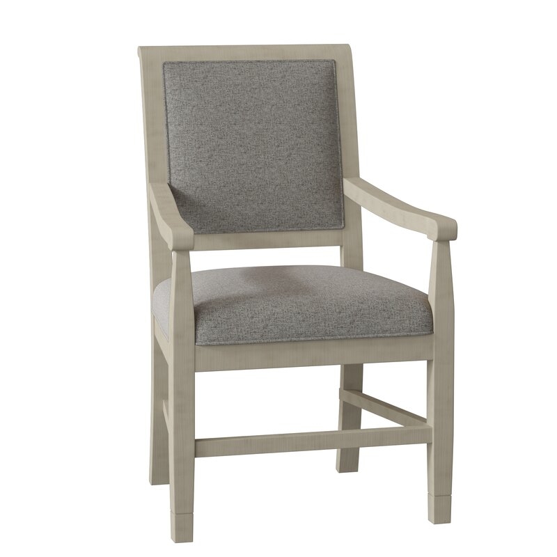 Fairfield Chair Chatham Upholstered King Louis Back Arm Chair - Image 0