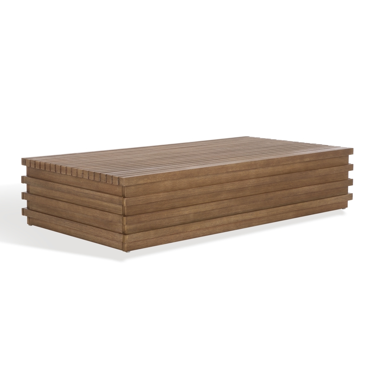 Tortuga Patio Coffee Table - Natural - Image 5