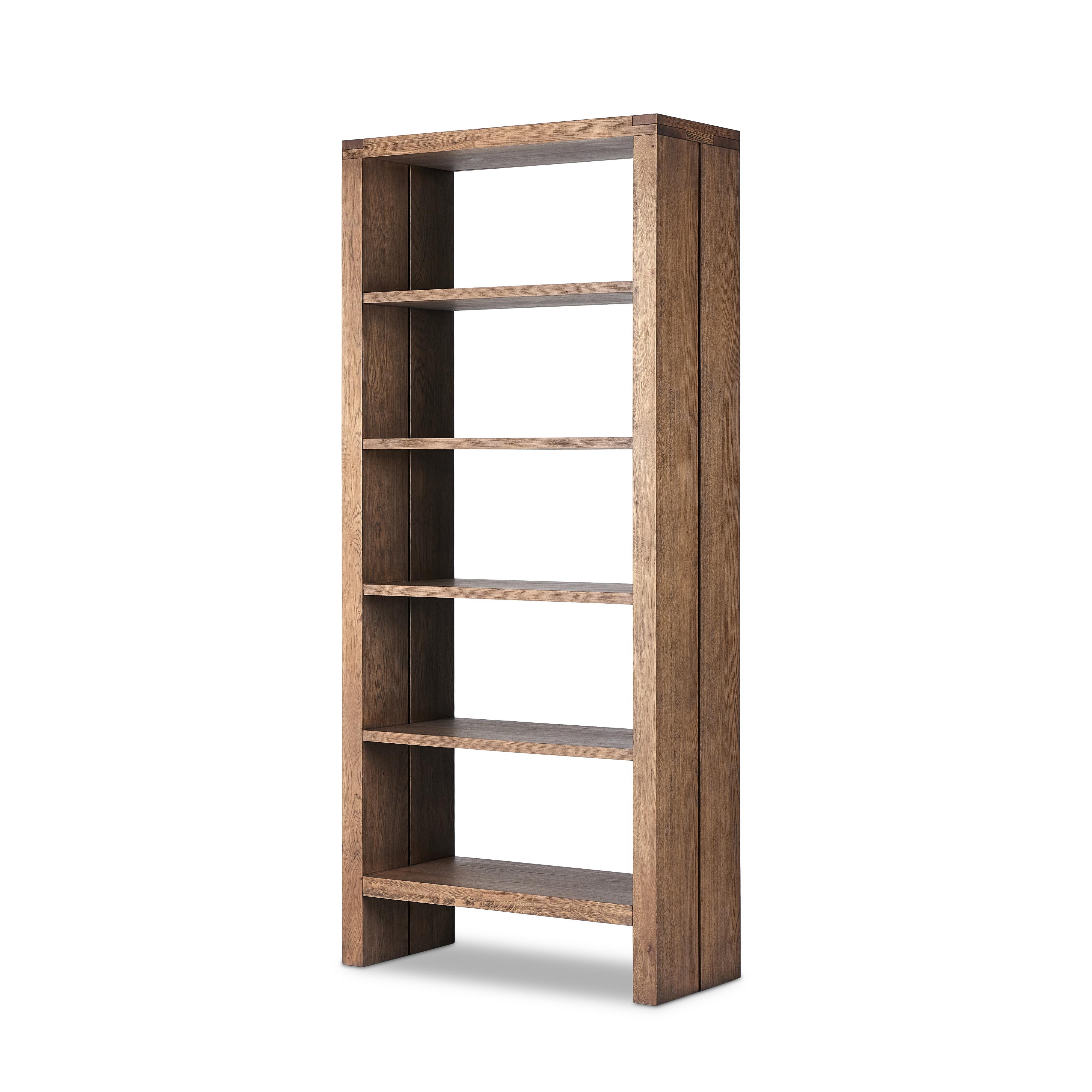 Warby Bookshelf-Worn Oak - Image 0