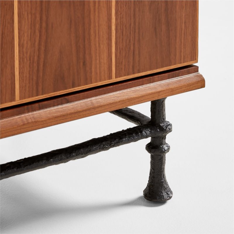 Foliate Walnut Wood Storage Cabinet by Jake Arnold - Image 7