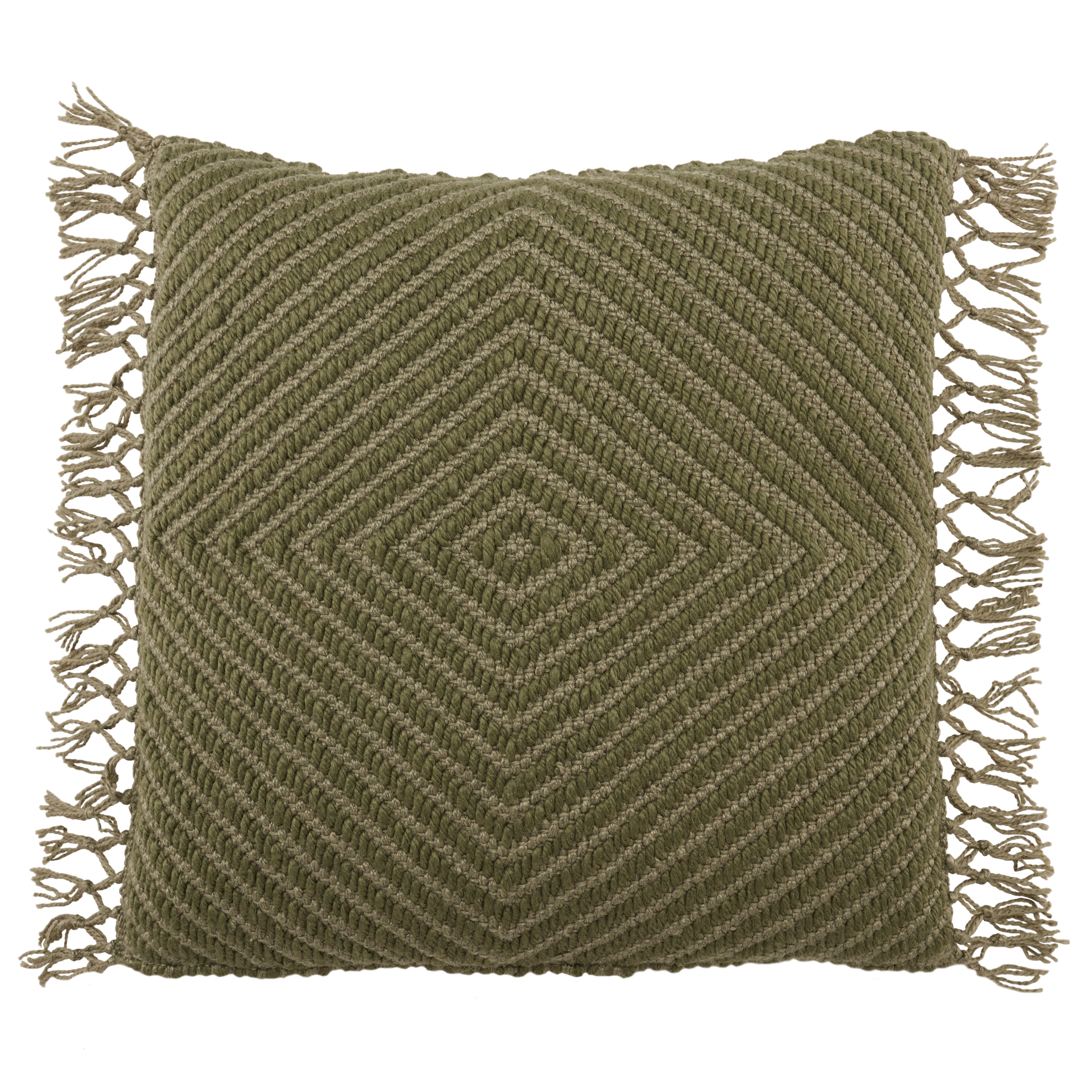 Design (US) Green 20"X20" Pillow I-O - Image 0