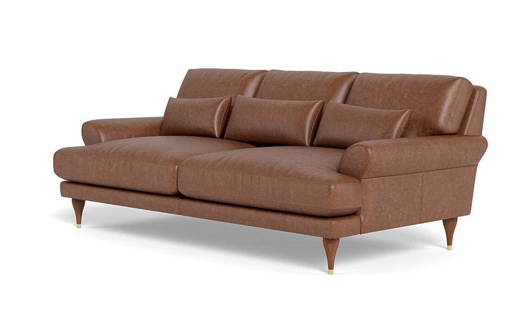 Maxwell Leather Loveseat by Apartment Therapy - Image 2