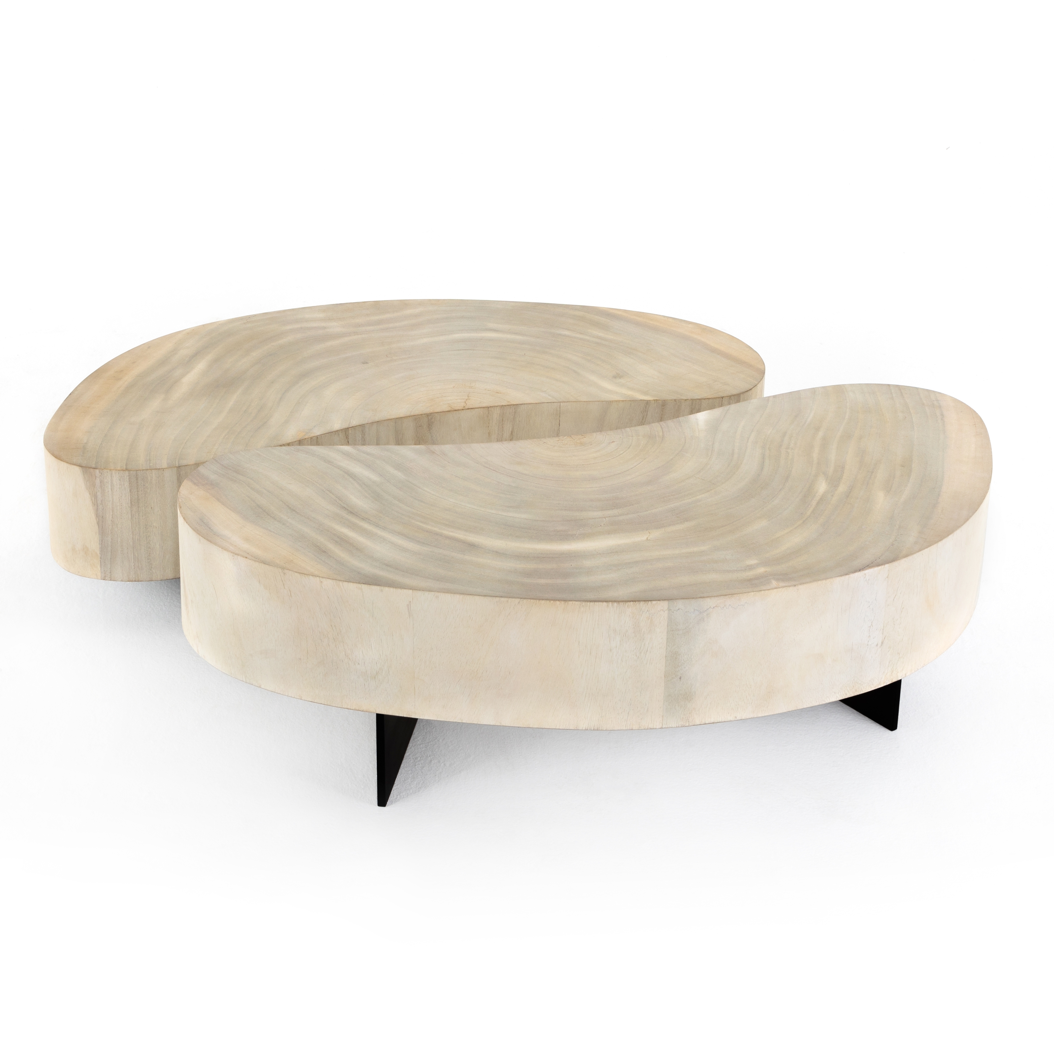 Avett Coffee Table-Bleached Guanacaste - Image 5