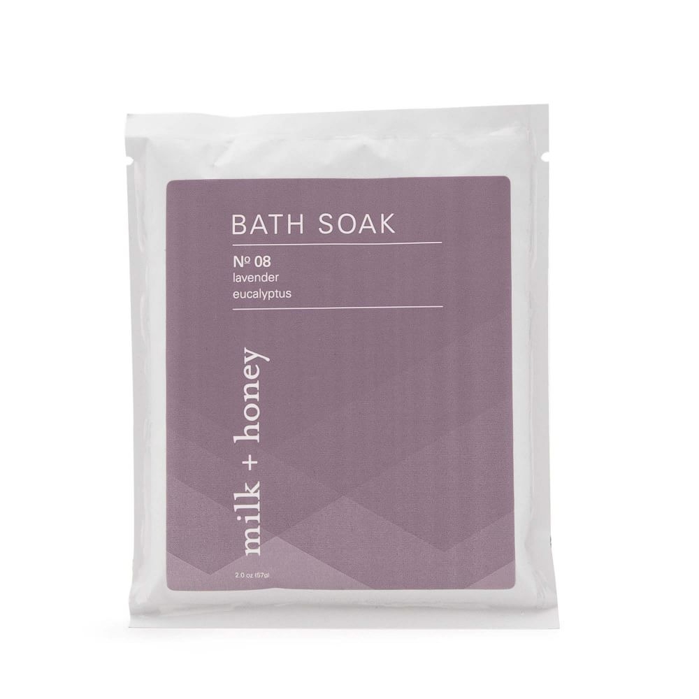 Bath Soak Packets, No. 08, Epsom Salt, Lavender &amp; Eucalyptus, 10 oz. - Image 0