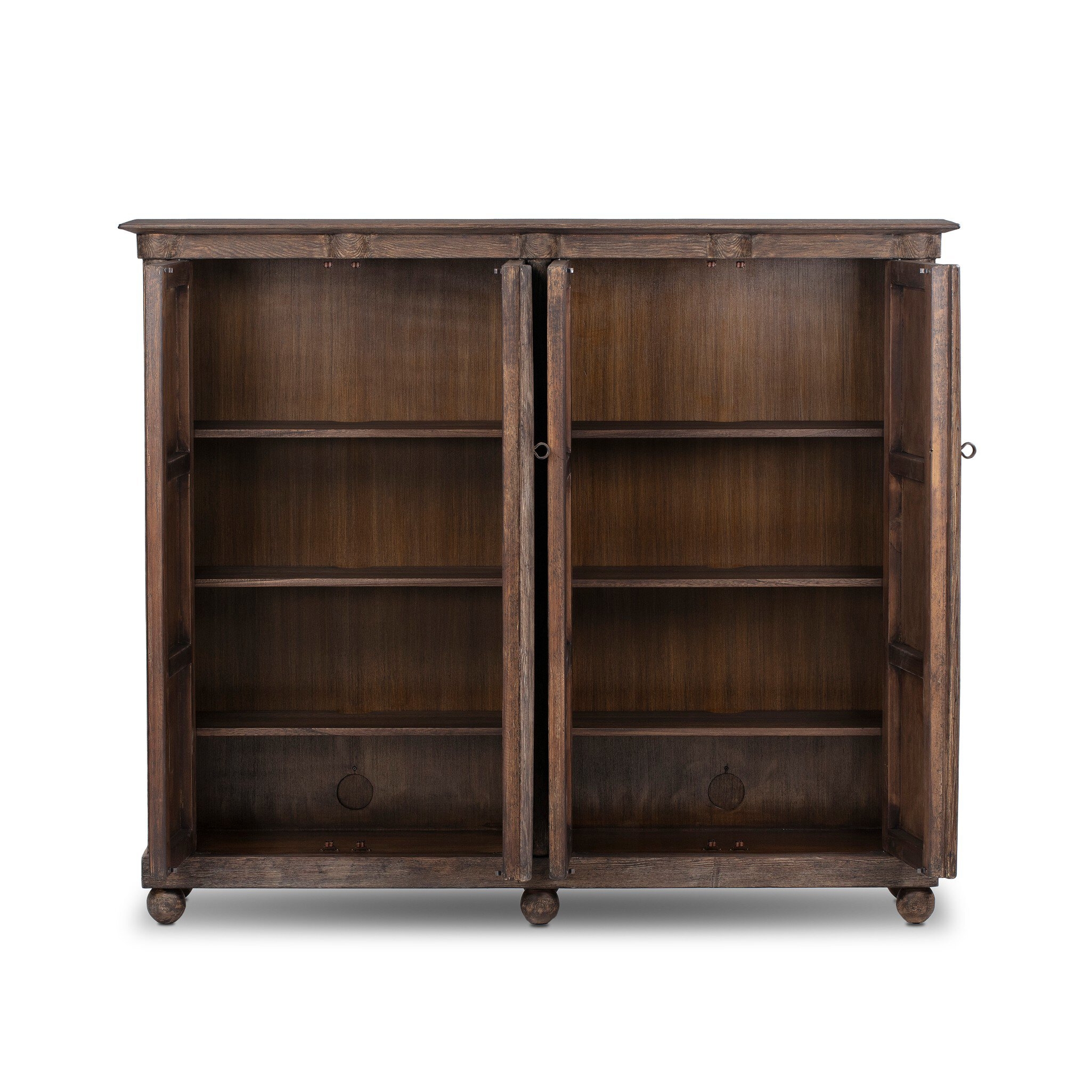 Alcott Cabinet - Distressed Cocoa Pine Veneer - Image 16