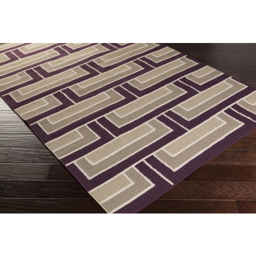 Paddington Beige Indoor 2'6" x 8' Handmade Rug - Image 1