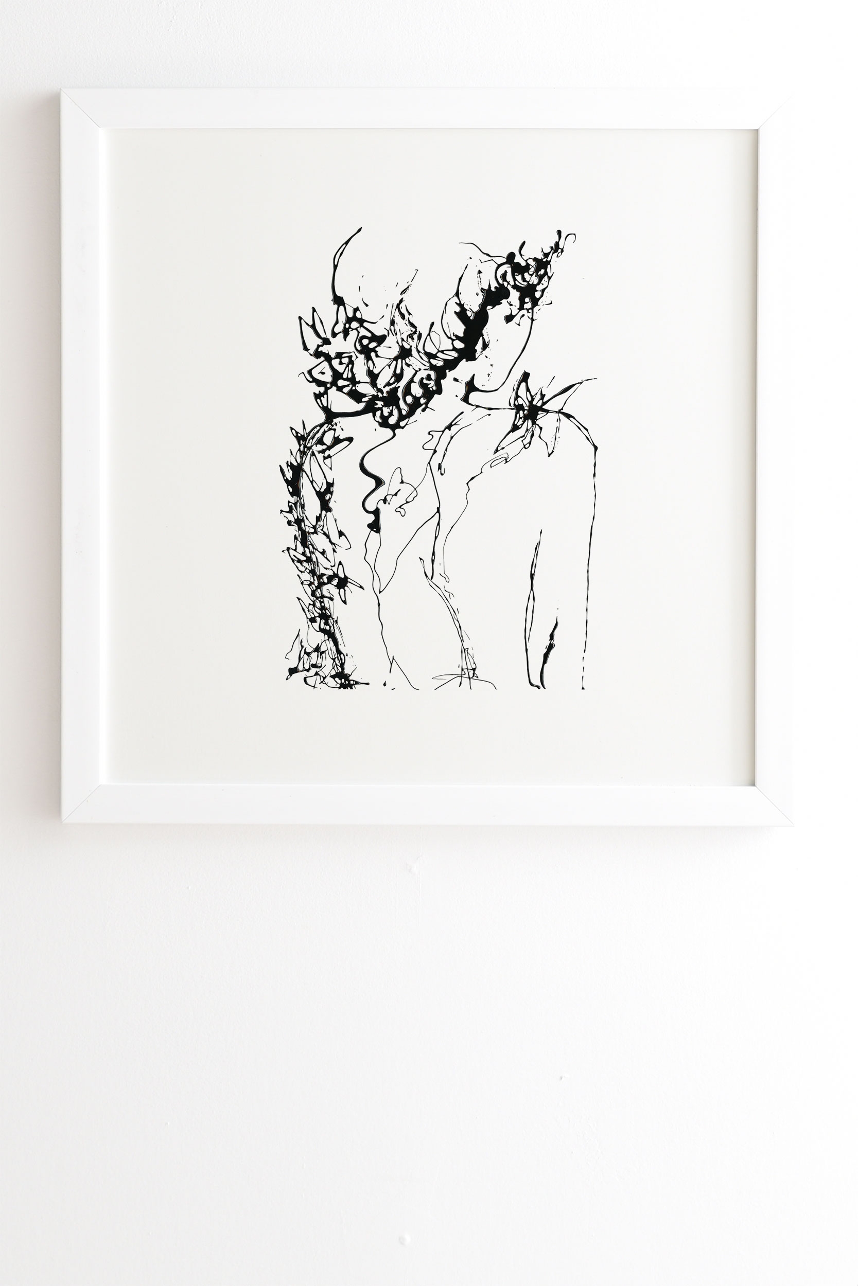 Chrysalide by Elodie Bachelier - Framed Wall Art Basic White 19" x 22.4" - Image 1