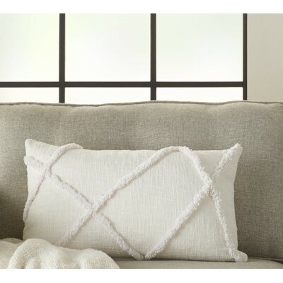 Remi Cotton Abstract Lumbar Pillow - Image 0