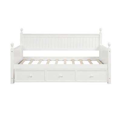 Classic Twin Size Daybed With Three Storage Drawers And Pine Wood Frame For Kids Room,Bedroom - Image 0