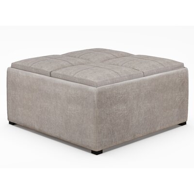Elaazar 35'' Wide Tufted Rectangle Storage Ottoman - Image 1