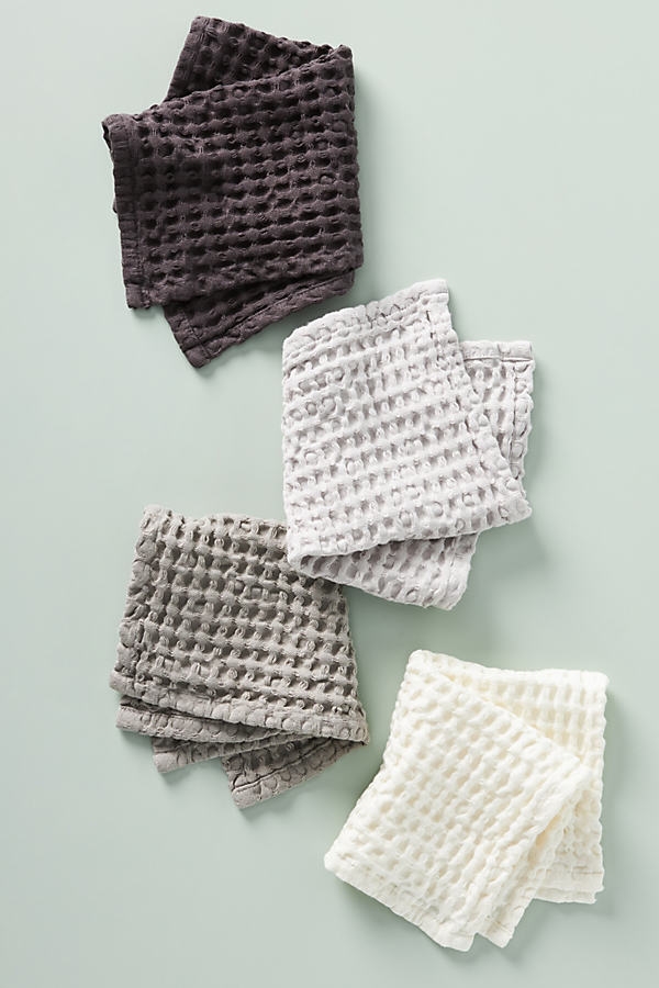 Market Waffle Dishcloths, Set of 4 - Image 0