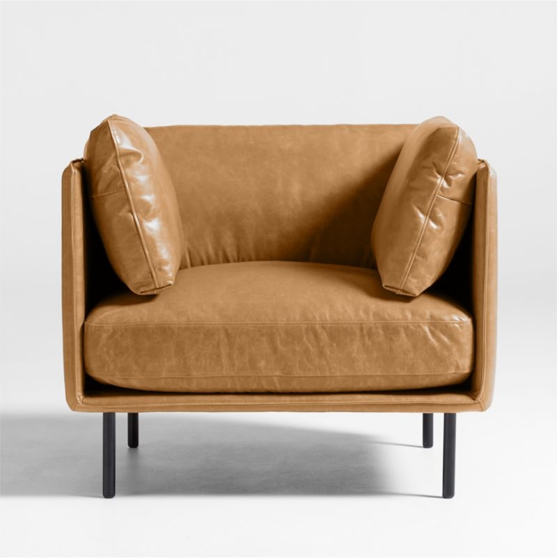 Wells 37" Leather Chair - Image 5