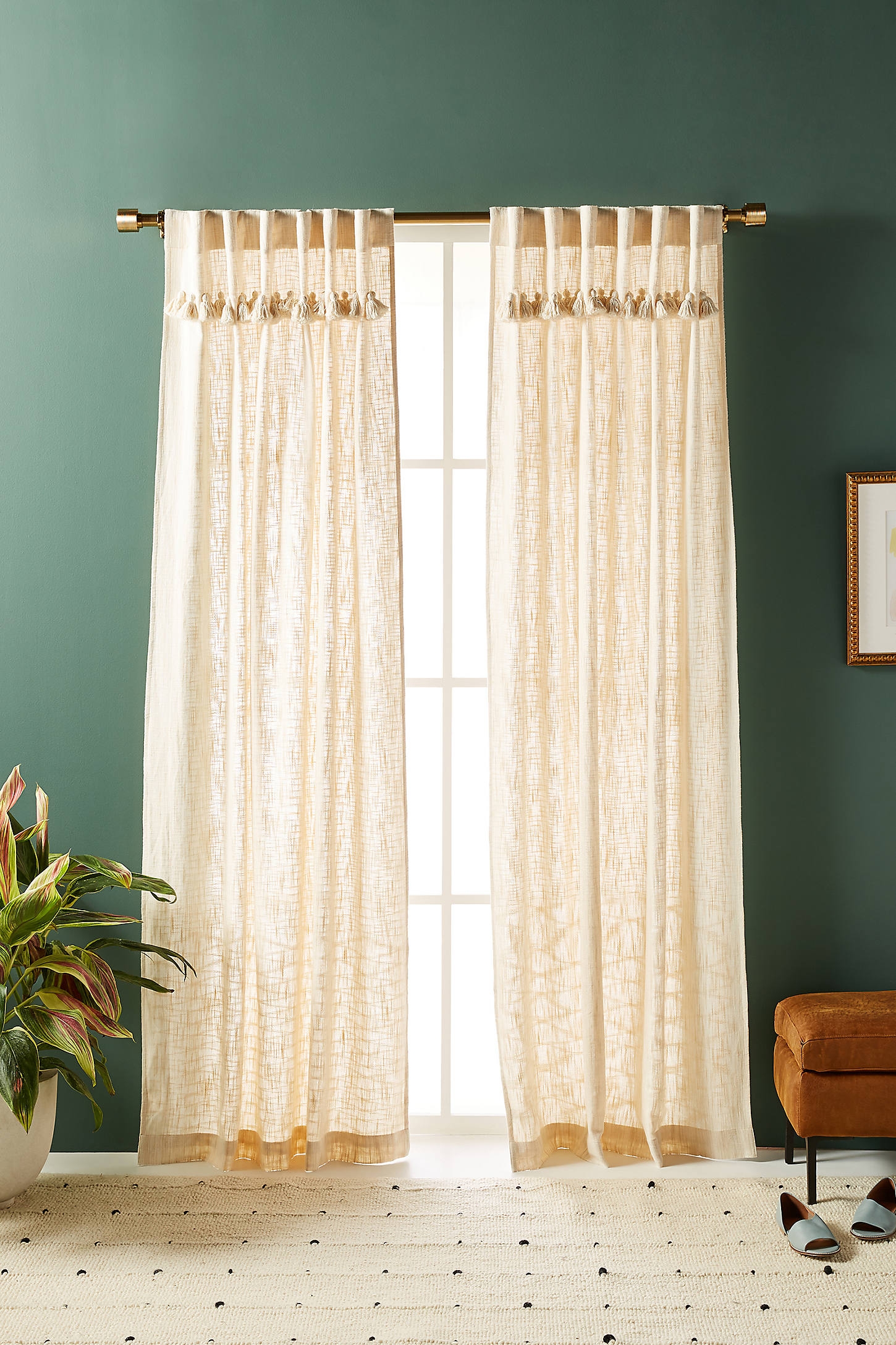 Tasseled Sadie Curtains, Set of 2 - Image 0