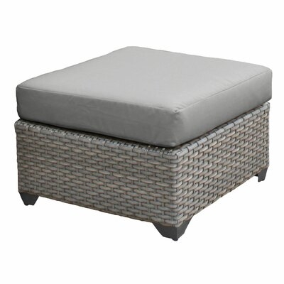 Merlyn Outdoor Ottoman with Cushion - Image 0