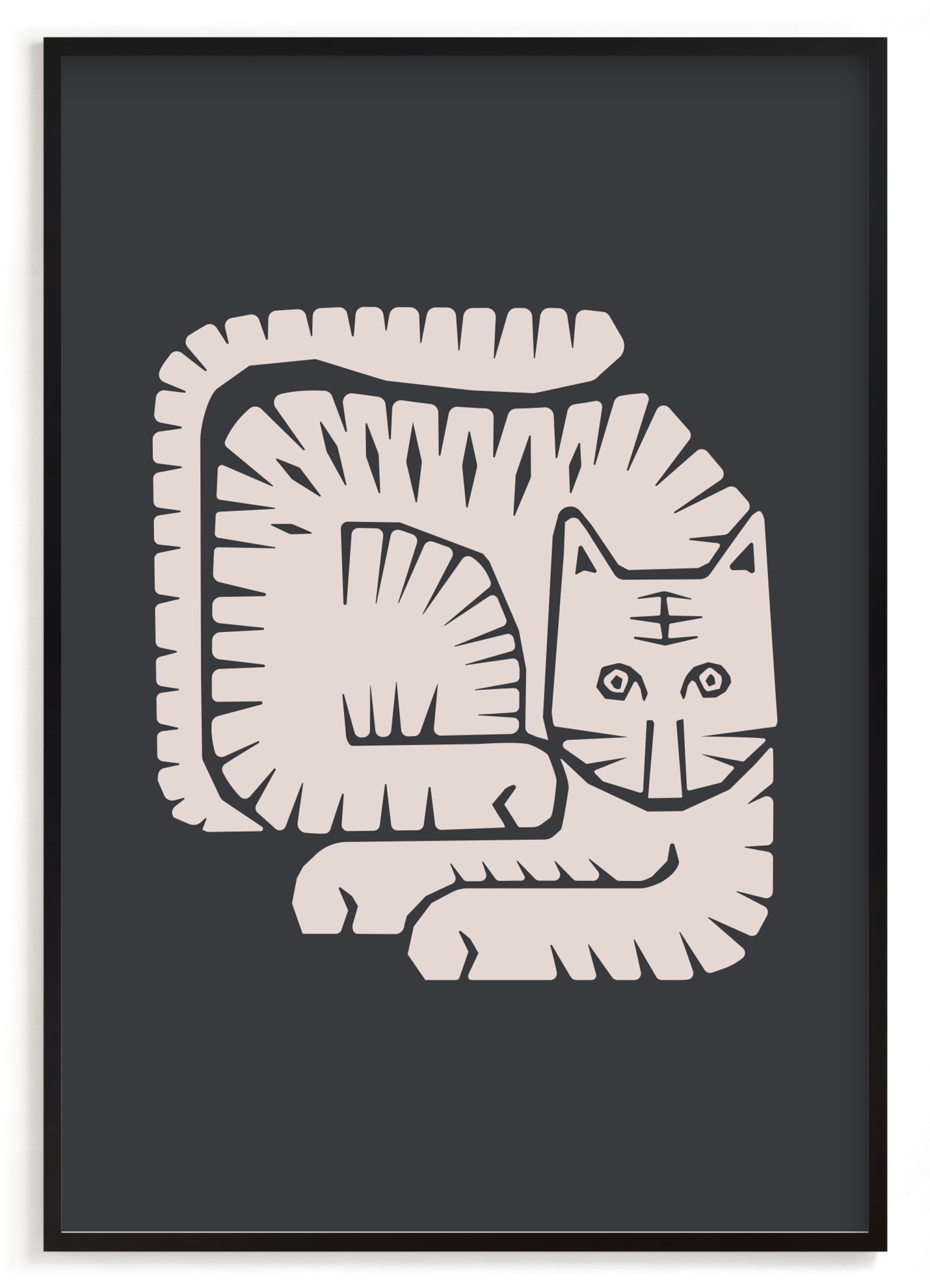 Lying Tiger Limited Edition Fine Art Print 2 - Image 0