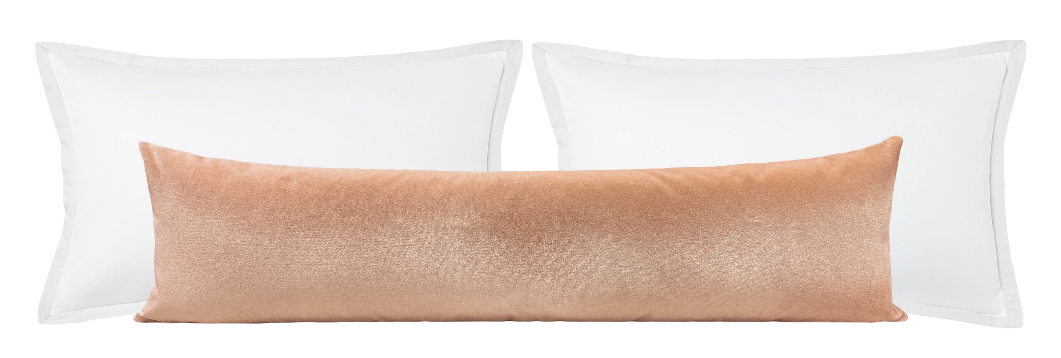 THE XL LUMBAR :: VENETIAN VELVET // BLUSH - BY THE YARD - Image 2