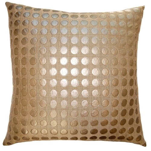 Square Feathers Sahara Dots Pillow - Image 0