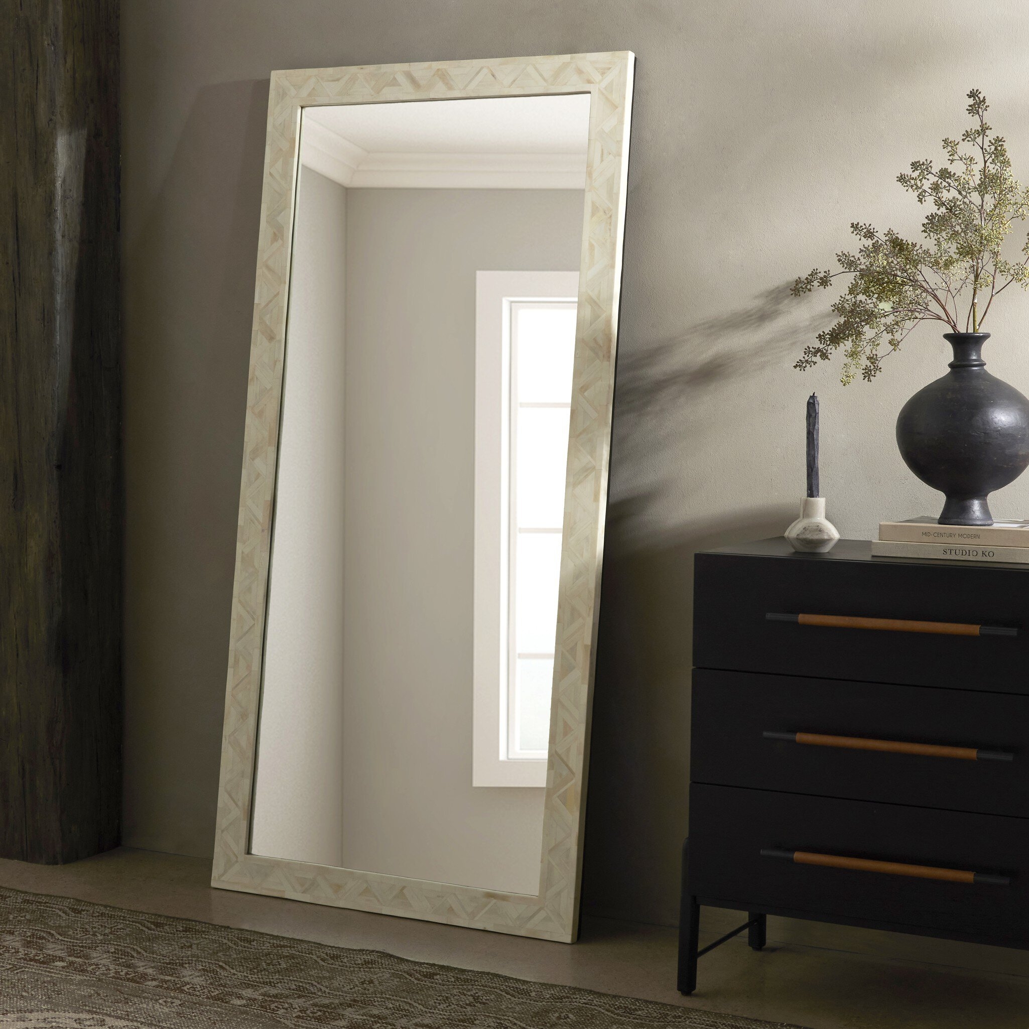 Loredo Floor Mirror - Black Iron - Image 7