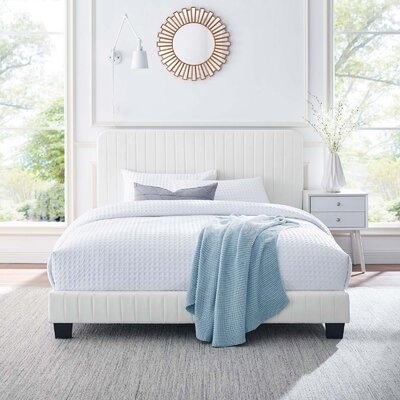 Cerelly Tufted Upholstered Low Profile Platform Bed - Image 0