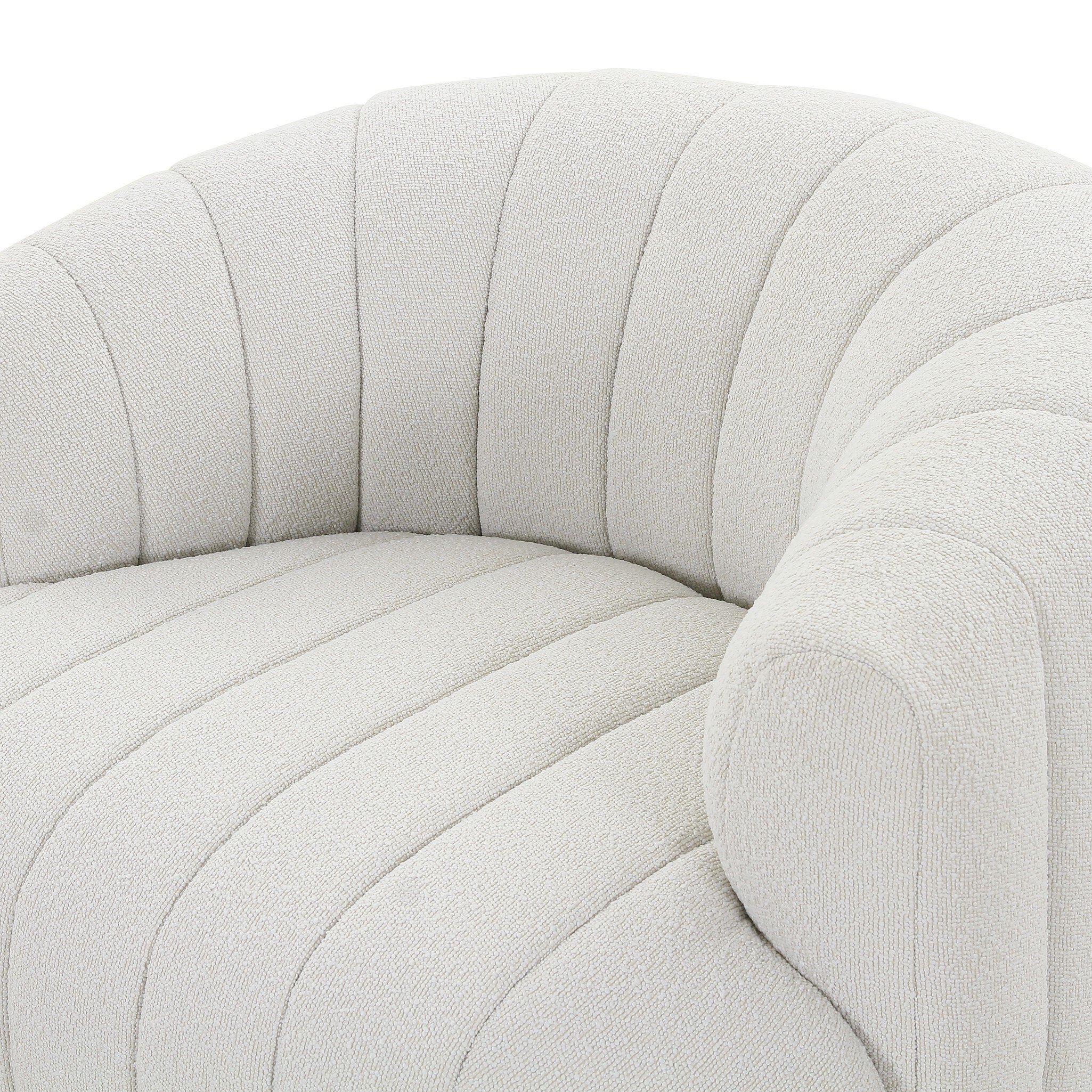 Elliana Swivel Chair - FIQA Boucle Natural - Image 7