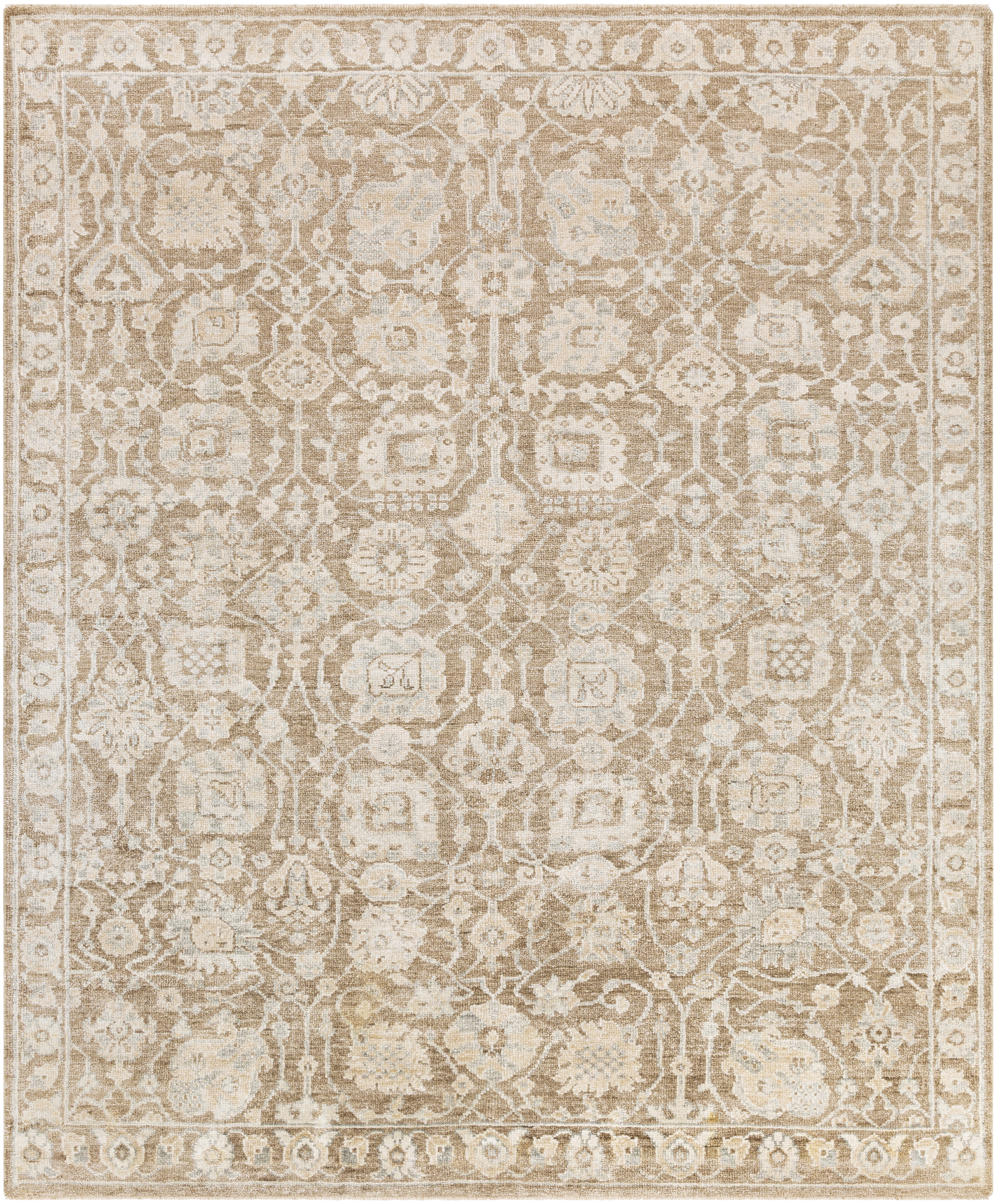 Royal Beige Indoor 6' x 9' Handmade Rug - Image 0