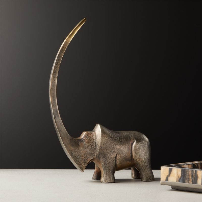 Pierce the Rhino Sculpture - Image 1
