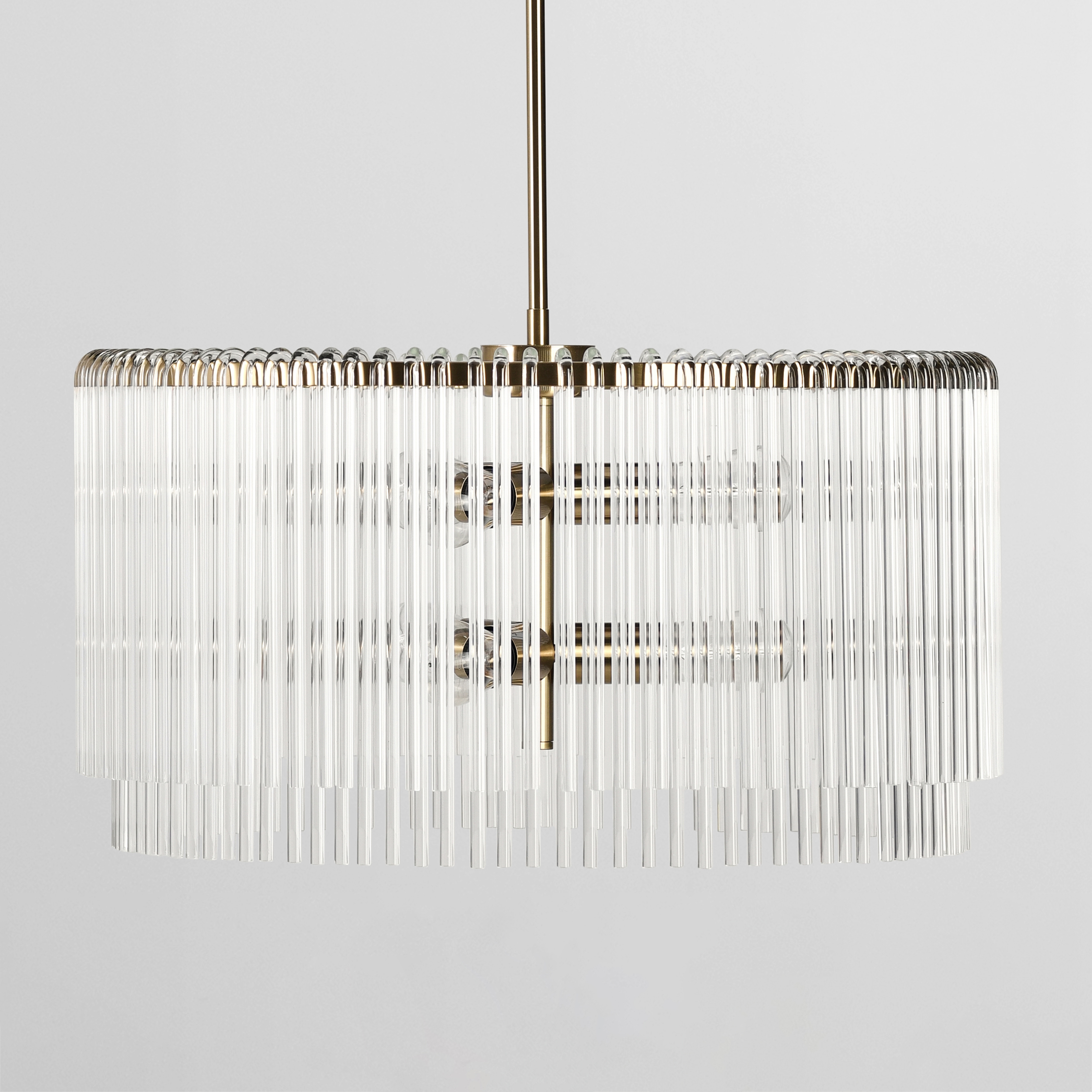 Maeve Chandelier Crystal/Brass - Image 0