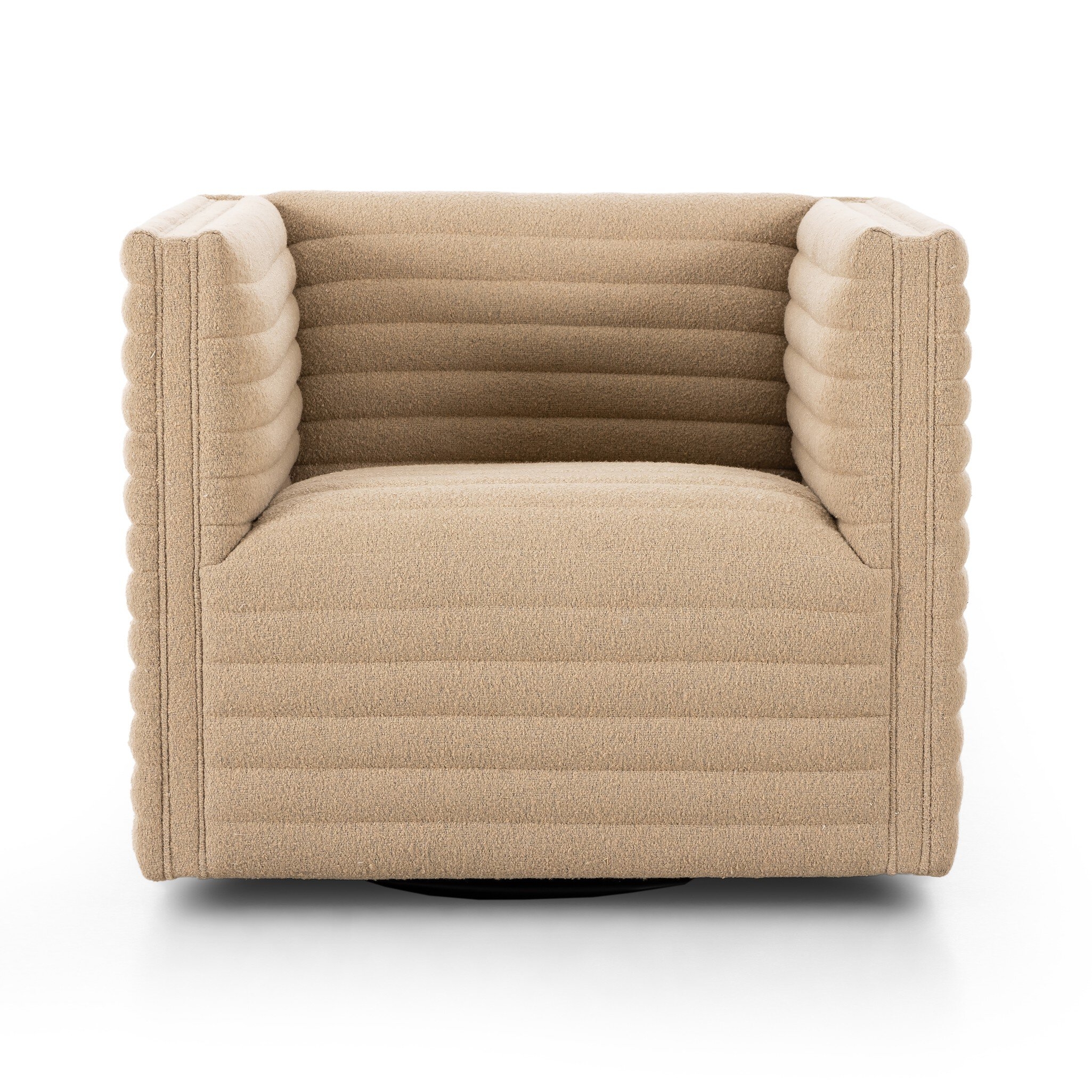 Padma Swivel Chair - Crete Ecru - Image 0