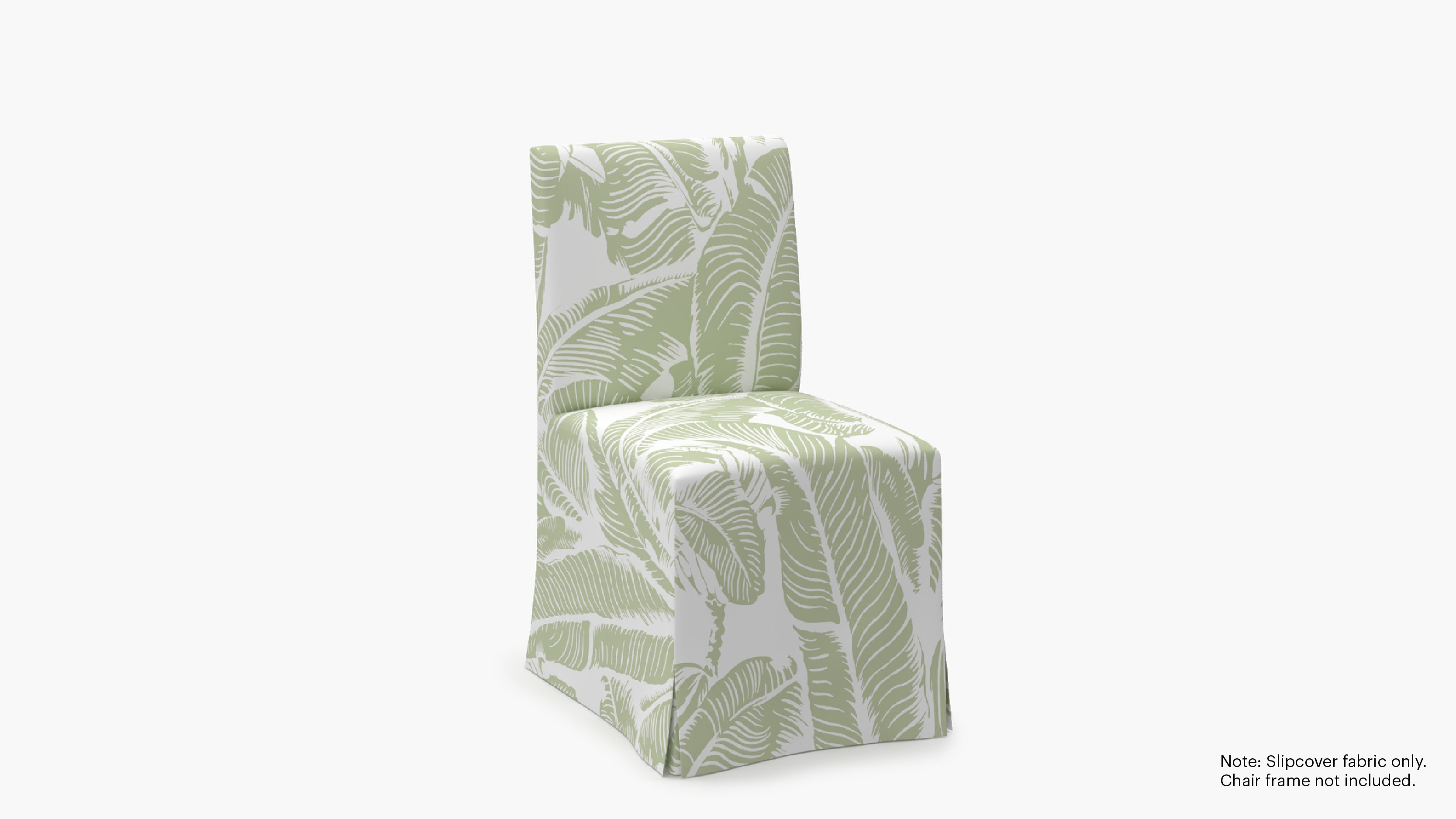 Slipcovered Signature Dining Chair - Cover Only, Sage Martinique® Encore - Image 1